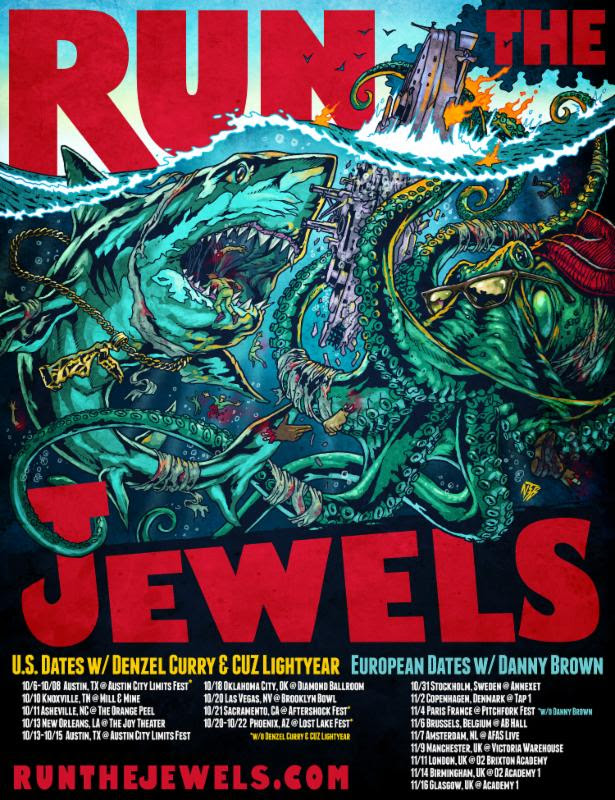 Run the Jewels Add New Tour Dates Paste